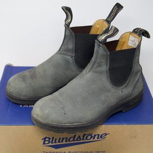Blundstone 550 Rustic Black boots size 6.5 W US